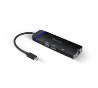 eSTUFF GLB235420 replicatore di porte e docking station per laptop USB 3.2 Gen 1 [3.1 Gen 1] Type-C Nero (USB-C 5-in-1 Mobile H