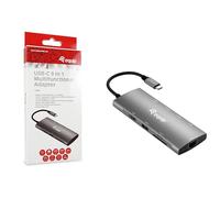 Equip 133490 replicatore di porte e docking station per laptop Cablato USB 3.2 Gen 1 (3.1 Gen 1) Type-C Grigio