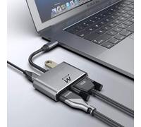 USB-C A DOCK MULTIPORTA 4 IN 1 EWENT (A/N EW9700) nuovo