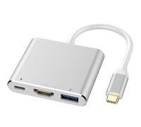 USB C a HDMI Cavo Tipo C 3 in 1 Adattatore USB C a HDMI per MacBook Pro iPad Pro Samsung Galaxy S20 S21 S22 Xiaomi Huawei Laptop TV Monitor 4K Ultra HD