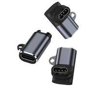 USB-C Adattatore 3 pezzi Type C Caricatore Cavo Compatibile con Garmin Fenix 7 7s pro, 6 6X, Fenix 5 5S 5X Plus, Forerunner 165 265 965 955 45 55 255, Vivoactive 3,Venu 2 3s,Instinct 2 Caricabatterie