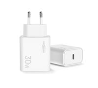 USB-C ANSMANN da 30 W, alimentatore da muro con ricarica rapida e protezione Multisafe - Compatibile universalmente con iPhone, Samsung, tablet e altri dispositivi, Power Delivery