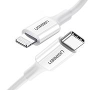 CAVO DI RICARICA UGREEN US171, USB-C a Lightning, 0,25 m, 3 A, 20 W, 480 Mbps, MFi, iPhone 11 12 13 14
