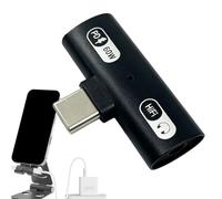 USB C Aux Charger Adapter Splitter - HiFi Audio For Travel & Office | Connect Earphones And Charging Cables Together For Seamless Hands-free Calls, Video Watching, And Driving Navigation.