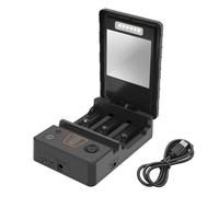 USB C Batteria Solare Adattatore di Ricarica 3 Slot Caso di Ricarica Batteria Custodia Per 26650/21700/18650/18500/16340 Tipo C Outdoor