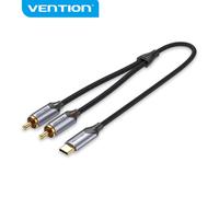 USB -C Cable Venvention - Cancellazione del rumore ad alta fedeltà - Armatura multipla - Chip audio ad alta gamma - colore gri NEW
