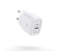 Usb c caricatore, Spigen Super Mini 20W GaN Power Delivery Caricabatteria di Alimentazione Compatibile con iPhone 15 14 13 12 Pro Max Plus Mini SE 11 X XS XR 8 Plus iPad Pro Air 4 AirPods Max Pro