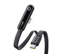 USB C Cavo con Angolo di 90° 100 W Typ C su C E Sport con Luce ad Anello 480Mbps