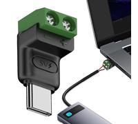 USB C Converter,Maschio 2 Pin Terminal Connector - Solderless Type C Connectors | for Industrial Scientific Repair Charging Mobile Phones Tablets Cameras Small Appliances