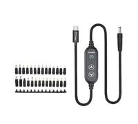 USB C DC5.5mm Alimentatore 100W Con 5V/12V/15V/19V/20V Uscita multipla USB A Diretta Cavo di Alimentazione 28 Adattatori Per Laptop Laptop Ricarica Con Tipo C
