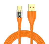 USB C Display Cable - 3.28 Feet High-Speed Data Transfer Cord | Weave Durable Type-C Connector - 480Mbps fast charging 120W nylon cable ideal for tablets laptops safe reliable use