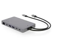 USB-C Display Dock 2 4K 12 - Port, 2x HDMI, Mini-DP, DP, DVI, VGA, Eth., USB 3.0, USB-C, Aluminium, Space Gray LMP Warranty: 12M [LMP-USBC-DDOCK2-SG]