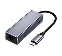 USB C Dock, 100W PD Input, Multiport USB Adapter, Portable Data Transfers, USB C Adapter, Data Transmission Dock, USB C Hub, 100W USB Adapter, Charge Data Adapter, PD Input Dock