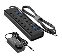 USB C Docking Station 8IN 1 Alluminio Powered USB HUB