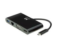 Ewent DOCKING STATION 4K da USB-C a HDMI/VGA/HUB/USB