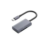 (USB C) Double Slot USB3.0 Card Reader for and TF Memory Cards with 5Gbps Fast Speed Transfer Plugs and Play Aluminum Alloy Design Multicolor