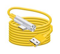 USB C Elbow Cable - Right Angle Charging Cord, Fast Charge USB C Cable, Reinforced Connector Design with Stable Power Flow, Charging Data Cables for Devices, High Speed Performance Travel Office Use