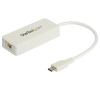 Usb-C Gigabit Rete Adattatore Con USB 3.0 Porta, Bianco - US1GC301AUW