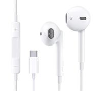 USB C Headphones,TYPE C Earphones Wired HiFi Stereo Noise reduction,USB C Headphones with mic Type C in ear Mic&Volume Control Earbuds for iphone 15 headphones,iPhone 15 Pro,Galaxy S23 A54 P40,Mate 40