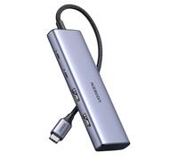 USB-C-Hub - 2 x USB-A / 2 x USB-C, 20 cm, Ugreen CM473, grau