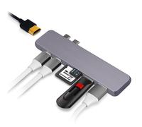 USB C Hub 7 in 1 per MacBook Pro Air Type doppio USB C Thunderbolt - Adattatore