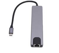 USB C HUB 8 in 1 Tipo C Adattatore Multiplo LAN Lettore di Schede di Memoria per Laptop Tablet
