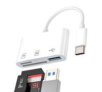 USB C Hub TF Micro SD Card Reader (3 in1) Tipo C 3.0 Port Docking Station Adattatore compatibile per Samsung Galaxy Apple iPhone15 Pro Max Plus iPad Pro Air Macbook Google Pixel LG Memory Flash Drive