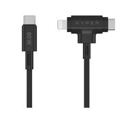 USB-C LIGHTNING 60W CABLE BLACK NEW