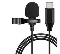 Usb-C Microfono Pierce Lavalier Microfono Videocamera Smartphone