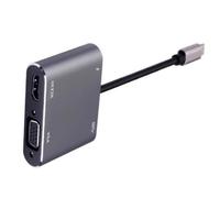 USB C Multiport Adapter 4K @ 30Hz Risoluzione VGA 100W Power Delivery Ricarica Trasferimento Dati Per Laptop Tablet