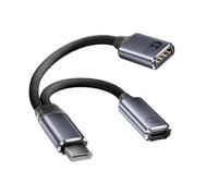 USB C OTG, adattatore USB C a OTG e PD 100 W ricarica rapida compatibile con iPad Pro, Samsung Galaxy S20 +, Switch, Google Chromecast e Chromecast Google TV 2020 Pi KVM