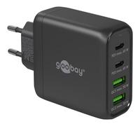 USB-C™ PD Caricatore Rapido Multiporta (68 W), Nero, 64817