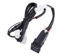 USB-C PD USB-A QC3.0 Charger Wiring Kit Fit for Toyota RAV4 Corolla Cross C-HR