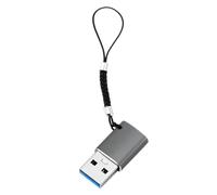 USB C per USB, un convertitore di adattatore, affidabile trasferimento di dati, alloggiamento in lega di alluminio, con cordino, laptop, PC fan Reader