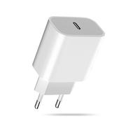 USB-C Power Adapter 20W per Apple, USB C Rapido Caricatore per iPhone 17 16 15 14 13 12 11/15 14 Pro/15 14 Pro Max/15 16 Plus /13 12 Pro Max/Mini, iPad, Galaxy S26, USBC PD 3.0 Caricabatterie Spina