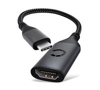 USB-C su HDMI 4K, Adattatore Audio-Video da Smartphone, Tablet e Portatile a TV, Monitor, proiettore - Maschio USB-c Verso Porta (Femmina) HDMI - Funziona Anche Come Cavo tra Telefono e TV