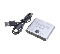 USB C Switcher Per Doppio Computer Con Display Video 8K PD100W Ricarica Supporta Alta Velocità 10Gbps Trasferimento Dati USB C Switcher