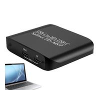 Usb C to Hd Adapter, Multiport Converter, Digital Multiports Station Connector, Portable 4k@60hz Adapters for Monitor, Laptop, Output, High-Speed Data Transfer, 7.7x5.5x2cm