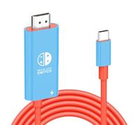 USB C to HDMI Cable Adapter for Nintendo Switch 2, 4K 60Hz HDMI 2.0, 100W Charging Port, TV Adapter Switch 2 Dock for Steam Deck, Nintendo 2 Accessories Switch OLED Docking Station Portable Travel 2M