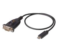 Aten Convertitore USB-C a seriale UC232C - RS-232 9 pin, 0,3 m, anti-interferenze - Nero/Grigio