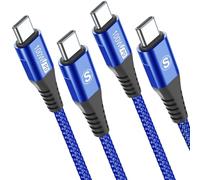 USB C to USB C Charger Cable 100W [ 1M 2 Pieces ] iPhone 17 Charger Cord for iPhone 17 16 15 Pro Max Plus Air, MacBook, Pro Air 4 5 Mini 6,Samsung Galaxy S25 S24 S23 S22 S21,A55 A54 A15,Pixel Moto