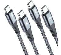 USB C to USB C Charger Cable 100W [1M 2 Pieces] iPhone 17 Charger Cord for iPhone 17 16 15 Pro Max Plus Air, MacBook, Pro Air 4 5 Mini 6,Samsung Galaxy S25 S24 S23 S22 S21,A55 A54 A15,Pixel Moto