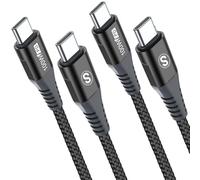 USB C to USB C Charger Cable 100W [3M 2 Pieces] iPhone 17 Charger Cord for iPhone 17 16 15 Pro Max Plus Air, MacBook, Pro Air 4 5 Mini 6,Samsung Galaxy S25 S24 S23 S22 S21,A55 A54 A15,Pixel Moto