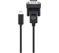 USB - C to VGA 1.8m. Black