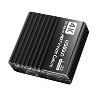 USB Capture Card 4K 60FPS Low Latency Recorder Adapter | 1080P Audio Capture Adapter for Streaming, Teaching, Conference, Console, Monitor, TV, Live Broadcast