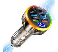 USB Car Charger, 6-Port Car Charger, Fast Charging Car Adapter