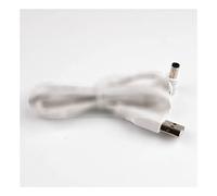 USB Compatible With DC Spina di alimentazione USB Converti in DC5.5*2,5 mm/DC5.5*2,1 mm angolato USB L. Modellare il jack angolare a destra scuro con cavo connettore del cavo ( Size : 1M , Color : Bei