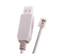 USB Compatible with RJ12 RS232 Cavo di Controllo della Mano seriale Compatibile con Il telescopio Azt-GTI Supporto Montato E-Q-M-O-D A-S-C-O-M Software (Size : 5M)