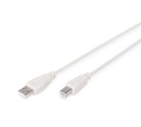 ASSMANN ELECTRONIC AK-300102-030-E CABLE USB 3 M 2.0 USB A USB B BEIGE