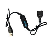 USB Countdown Timer Cable - 60cm Automatic Cutoff Connector | Countdown Timer For USB Devices For LED Strips Lights Fan Motors Lamp Aquarium Pumps Air Blower Fish Tank Small Appliances